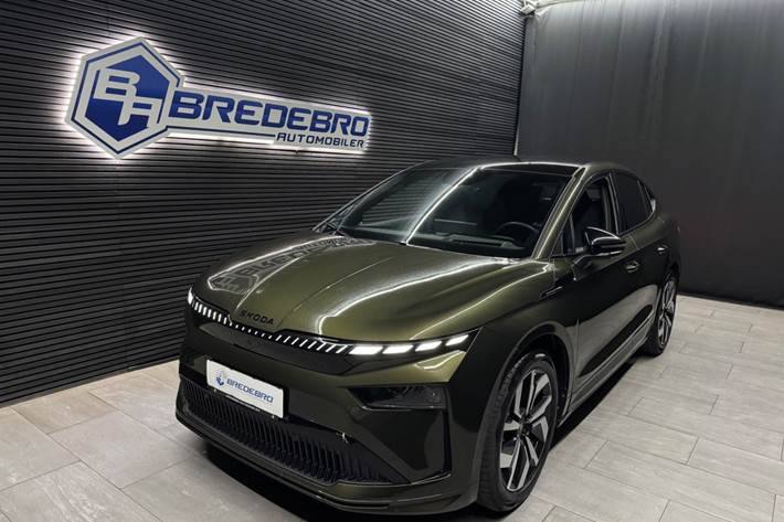 Grøn Skoda Enyaq fra 2026