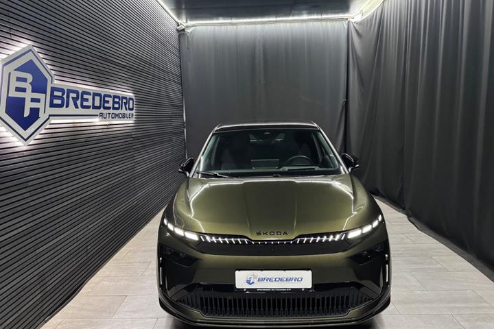 Grøn Skoda Enyaq fra 2026
