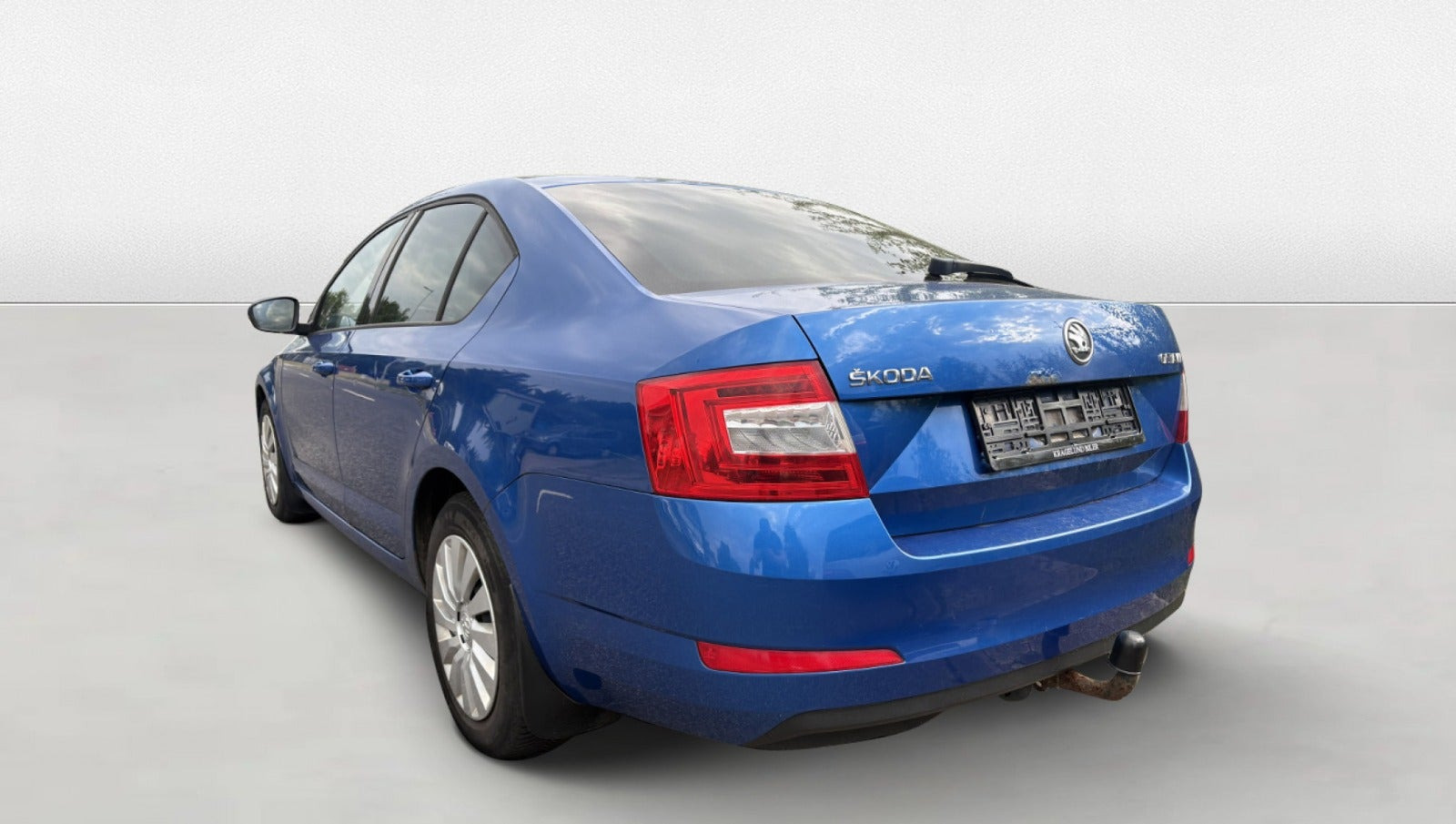 Grøn Skoda Octavia fra 2014