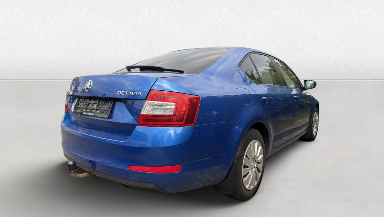 Grøn Skoda Octavia fra 2014