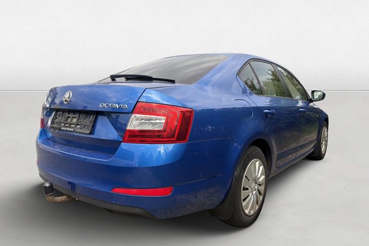 Grøn Skoda Octavia fra 2014