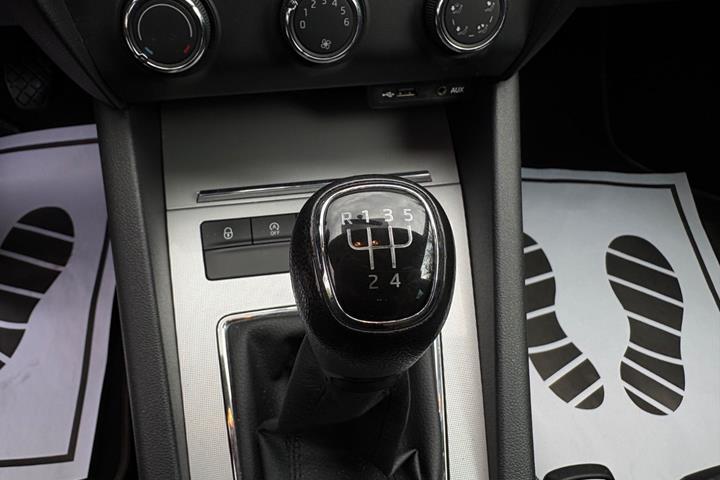 Grøn Skoda Octavia fra 2014