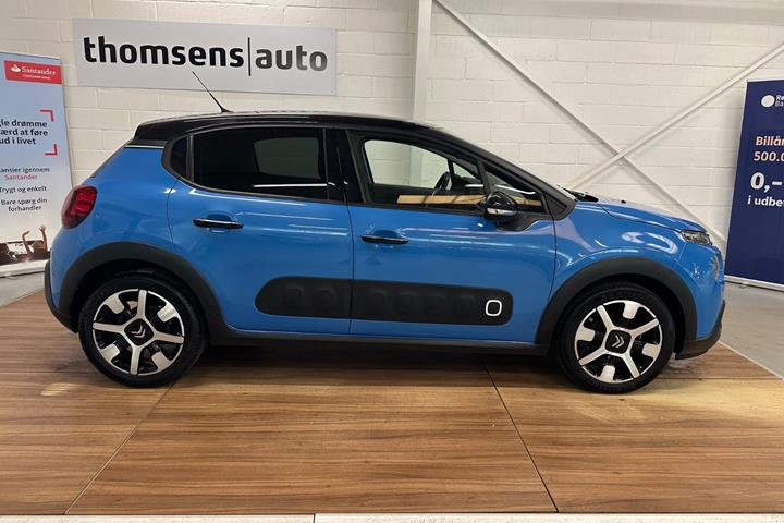 Blå Citroën C3 fra 2019