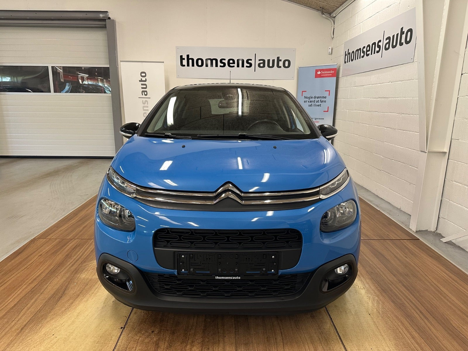 Blå Citroën C3 fra 2019