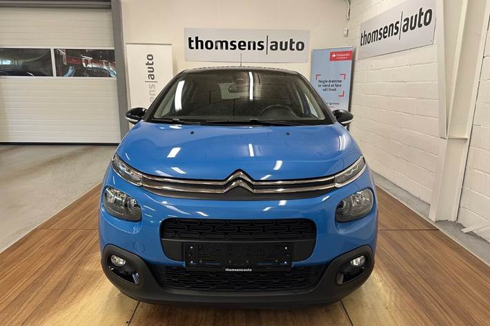 Blå Citroën C3 fra 2019