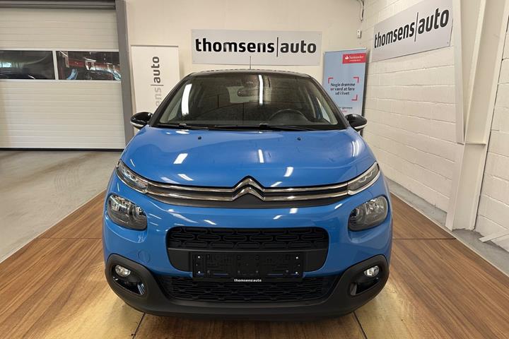Blå Citroën C3 fra 2019