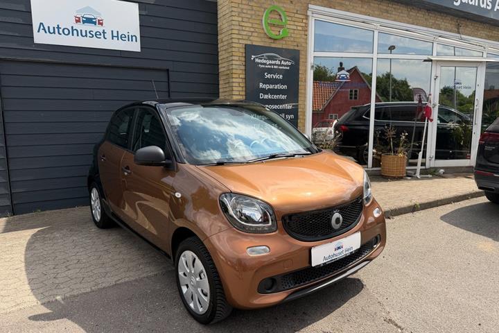 Brun Smart ForFour fra 2015 set udefra