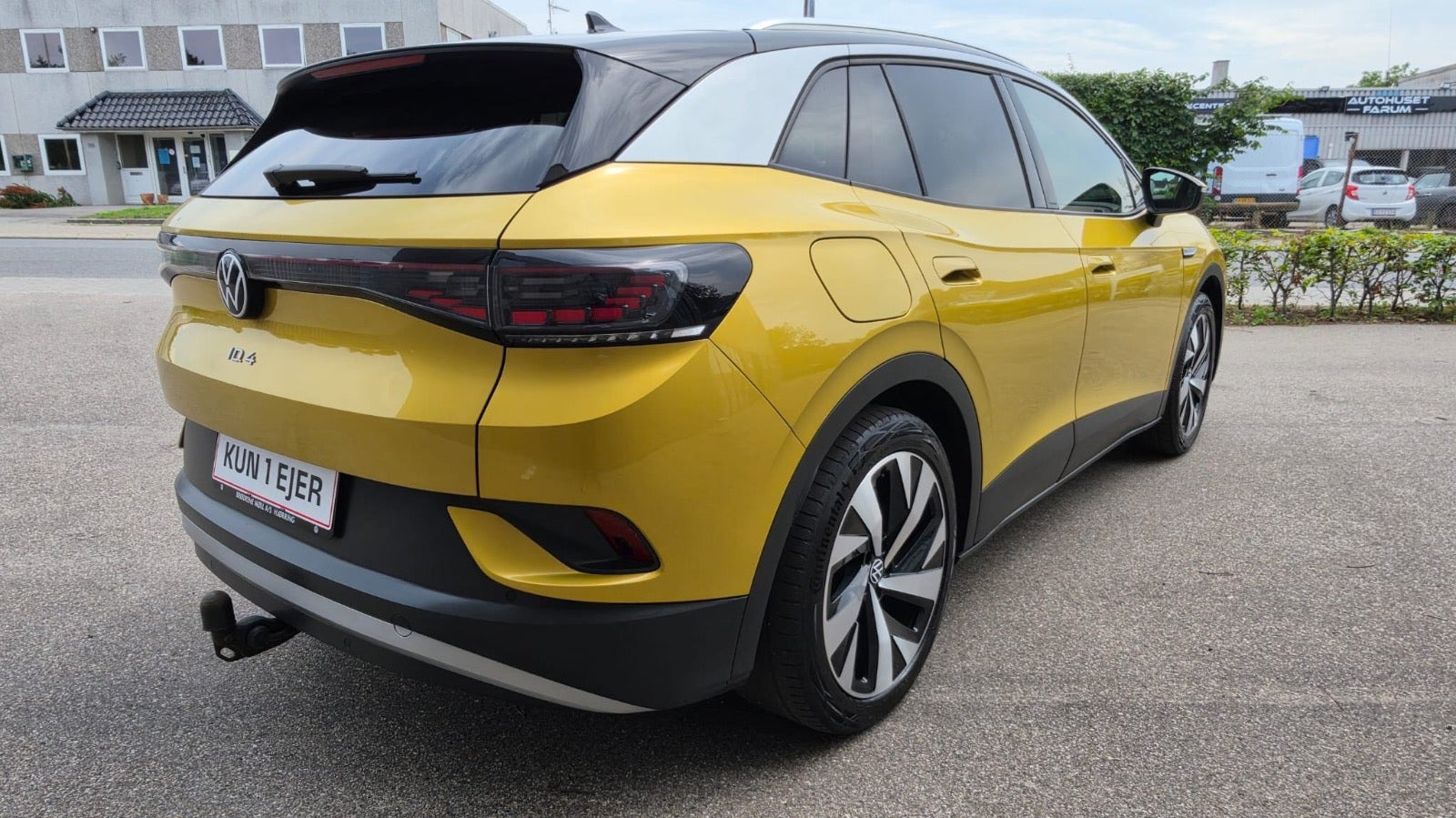 Gul VW ID.4 fra 2021
