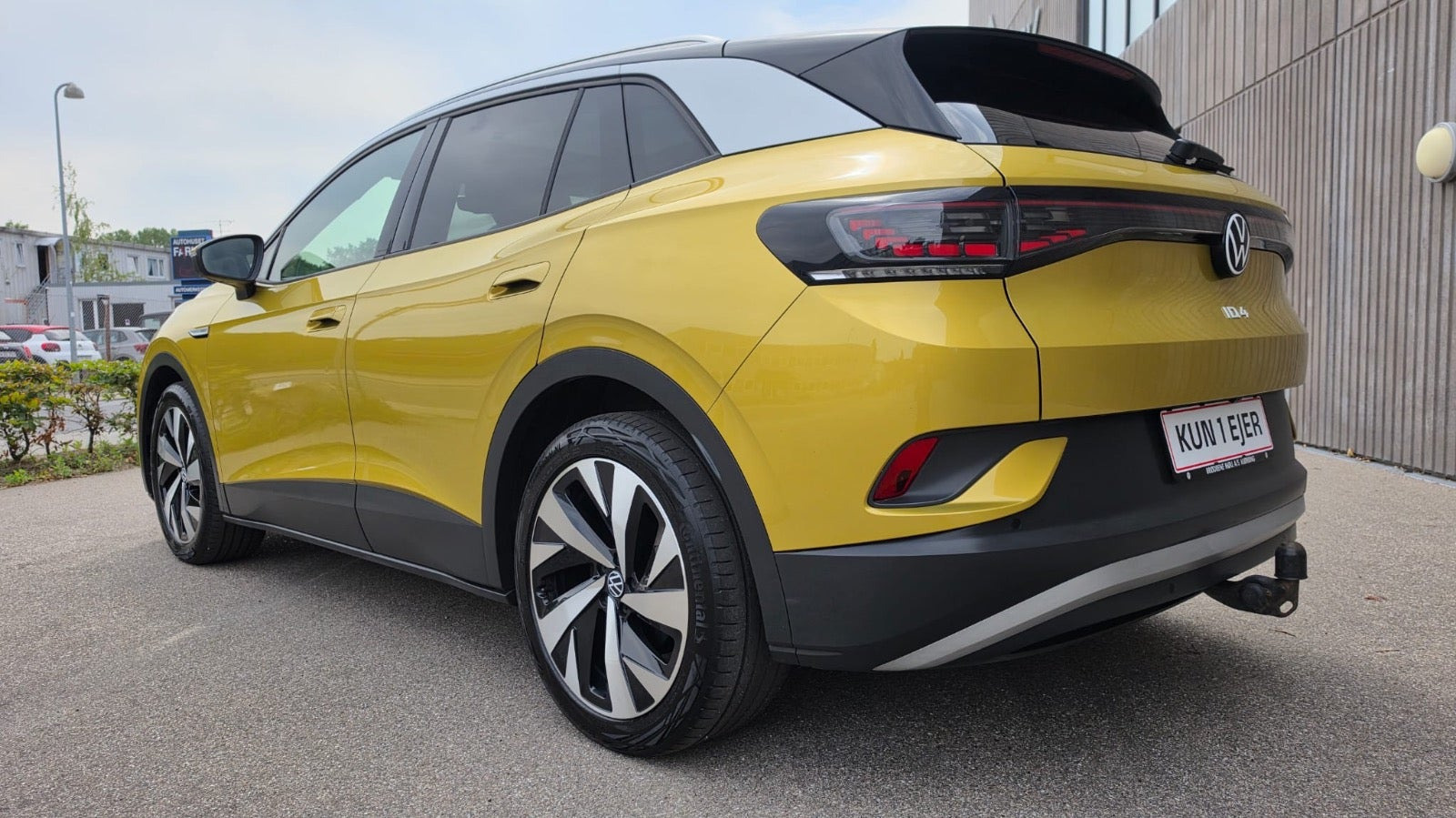 Gul VW ID.4 fra 2021