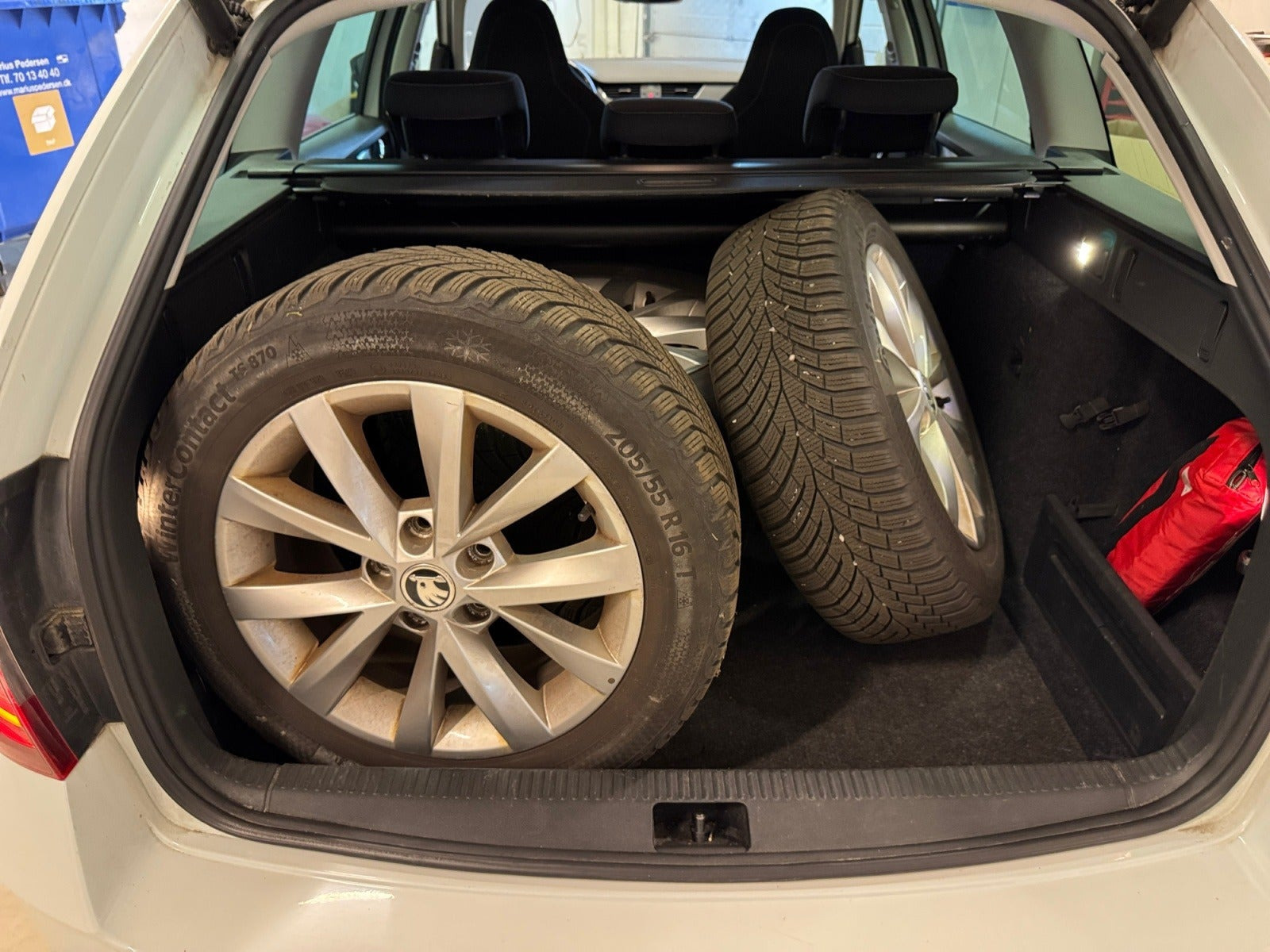 Hvid Skoda Octavia fra 2017