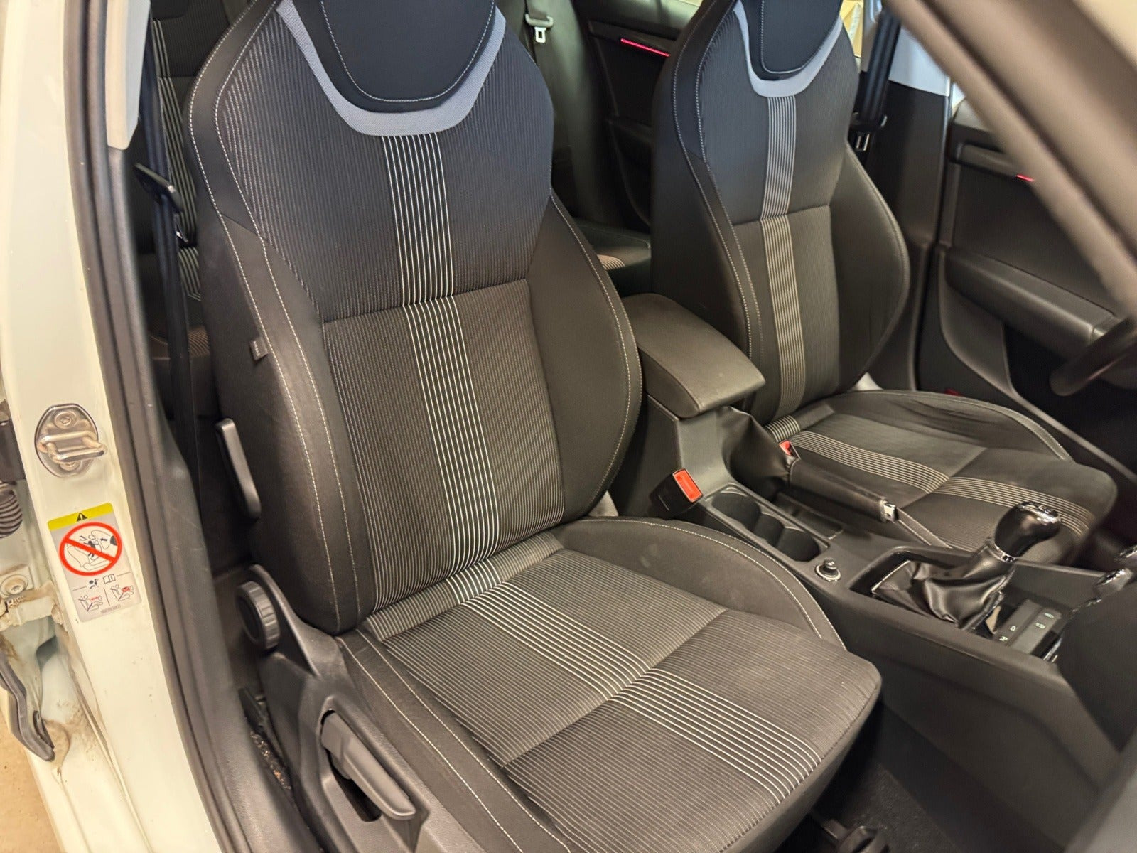 Hvid Skoda Octavia fra 2017