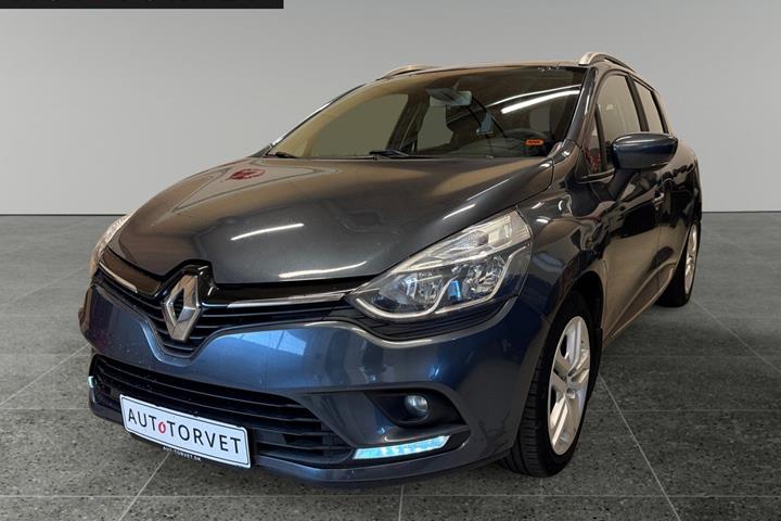 Sort Renault Clio IV fra 2018 set udefra