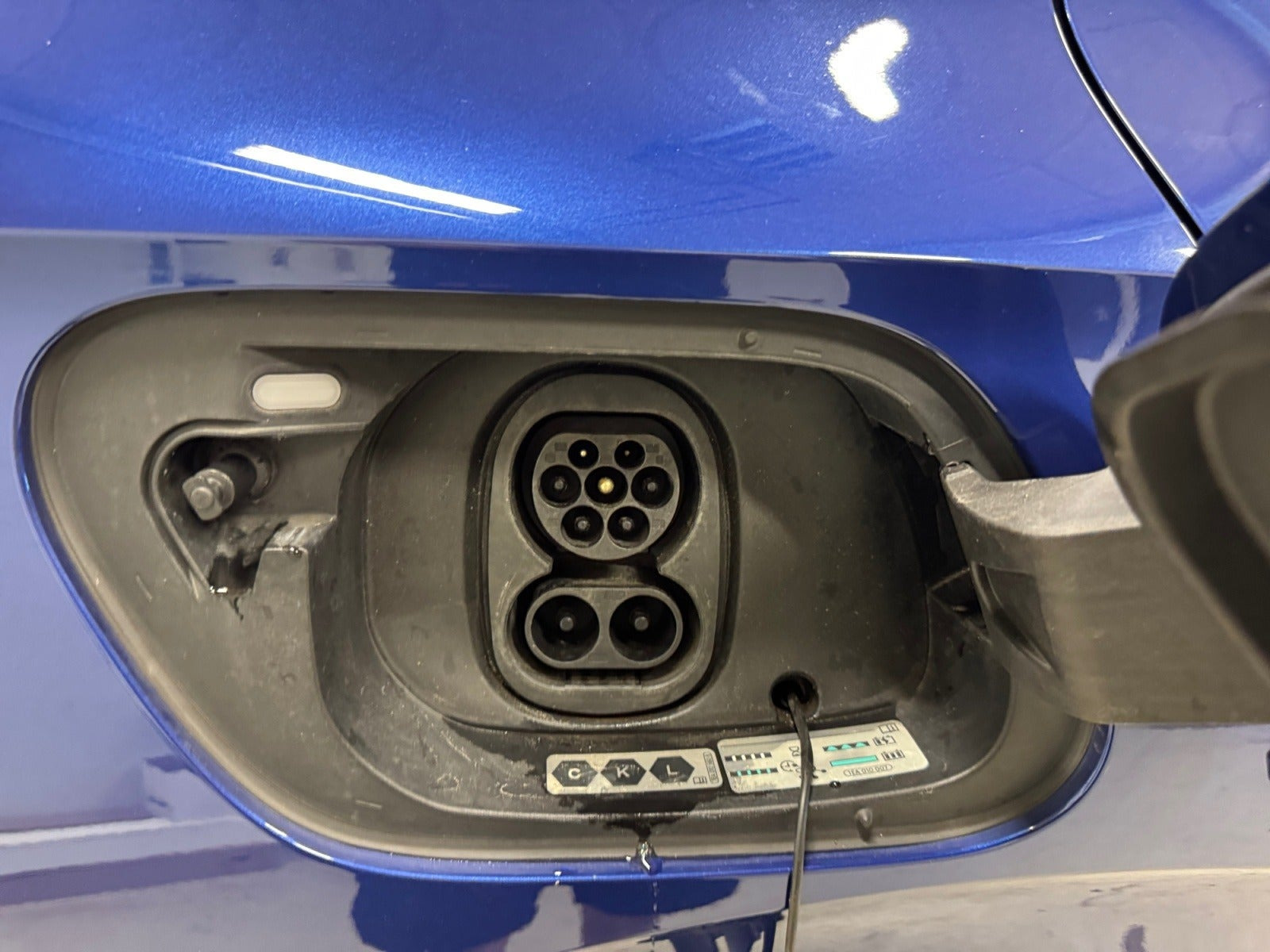 Blå VW ID.4 fra 2022