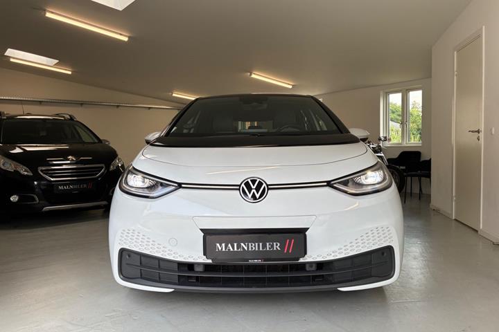 Hvid VW ID.3 fra 2021