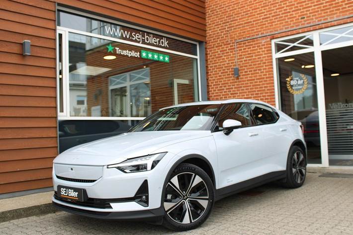 Hvid Polestar 2 fra 2024