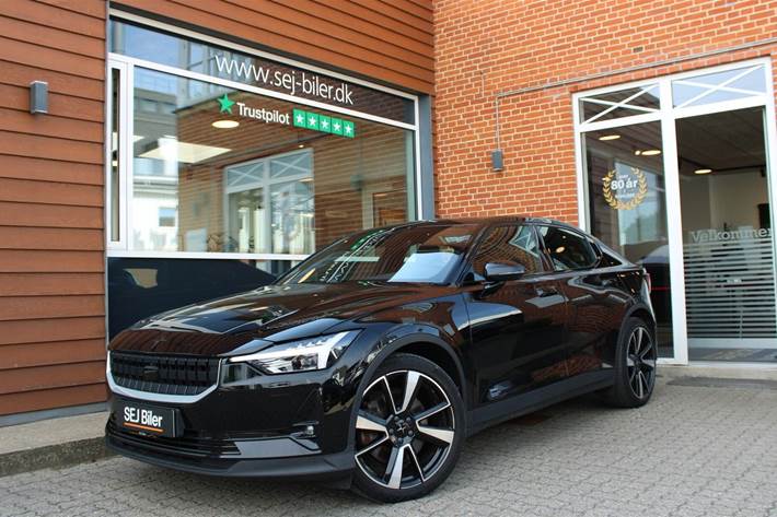 Sort Polestar 2 fra 2021