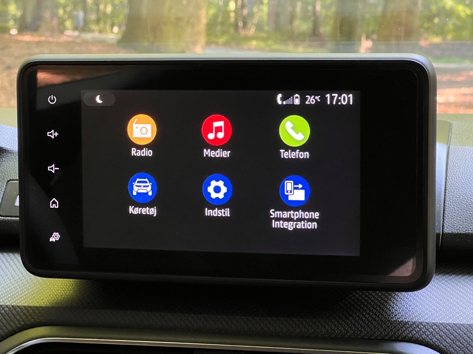 Blå Dacia Sandero fra 2021