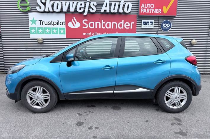 Blå Renault Captur fra 2014