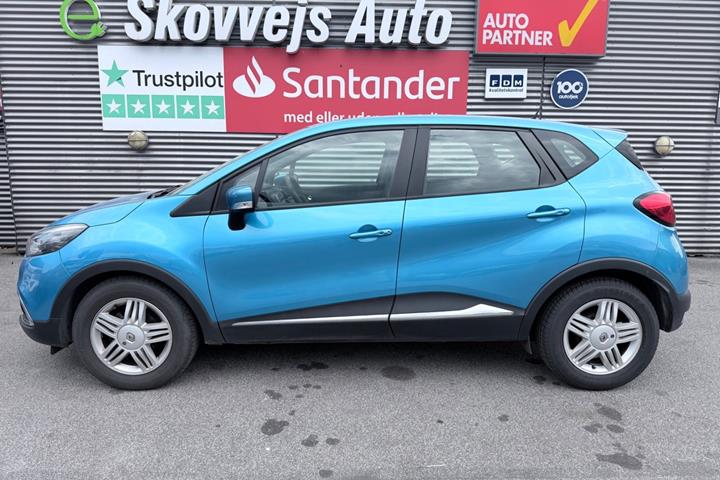 Blå Renault Captur fra 2014