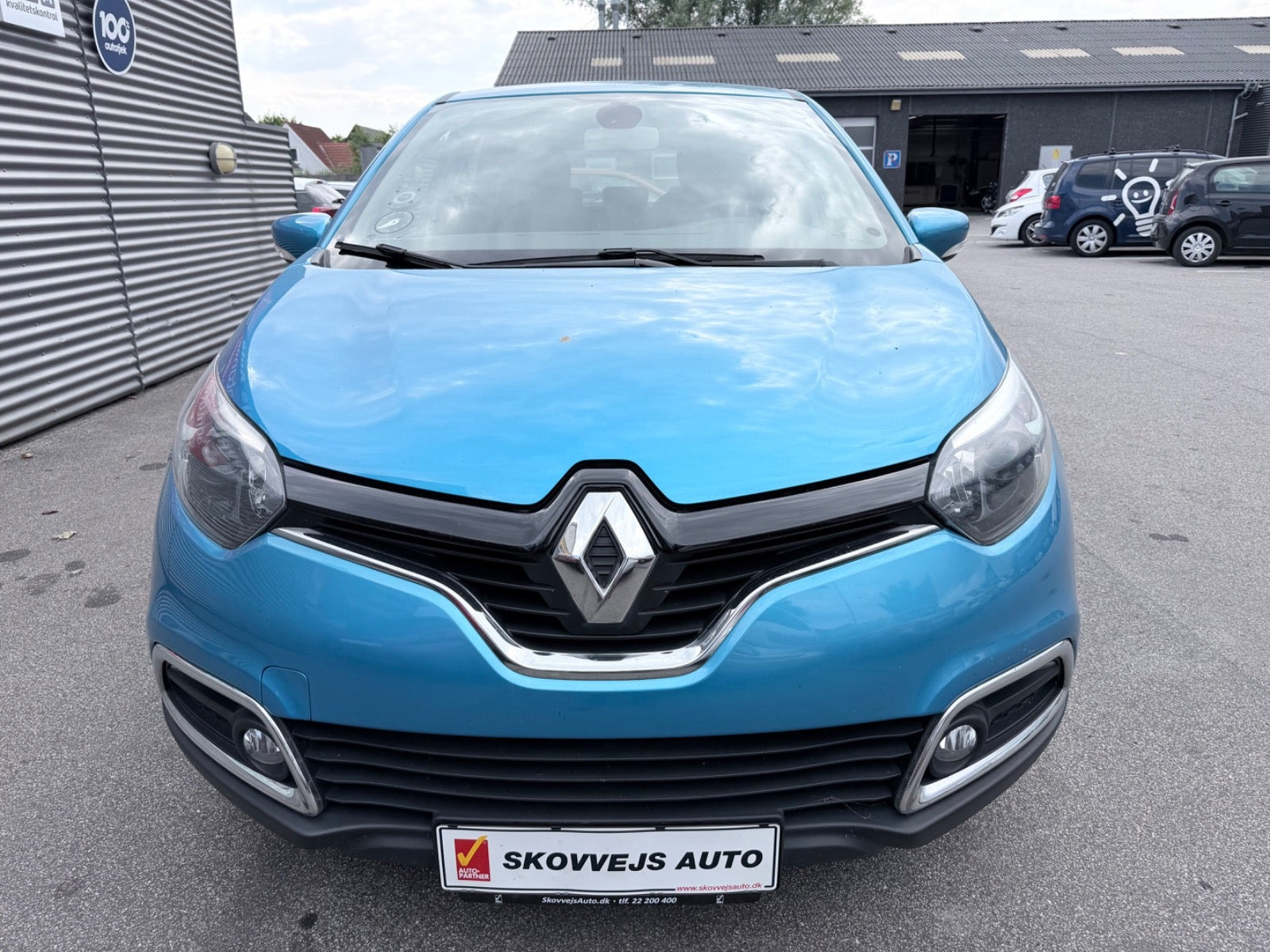 Blå Renault Captur fra 2014