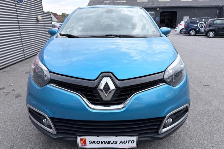 Blå Renault Captur fra 2014