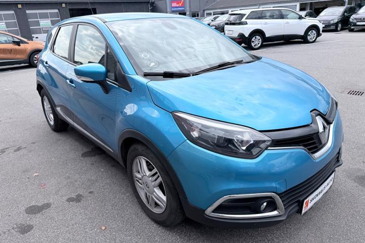 Blå Renault Captur fra 2014