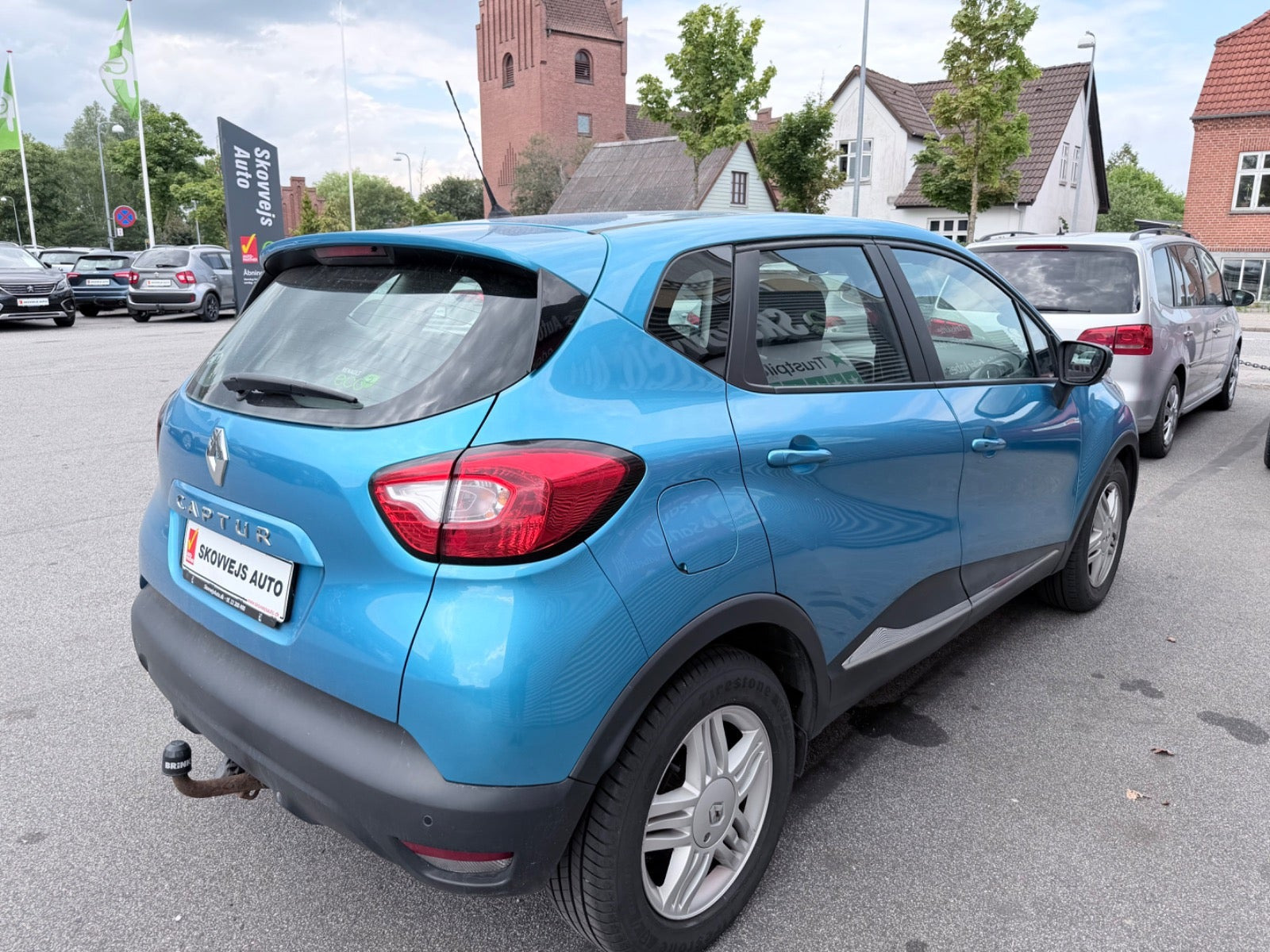 Blå Renault Captur fra 2014