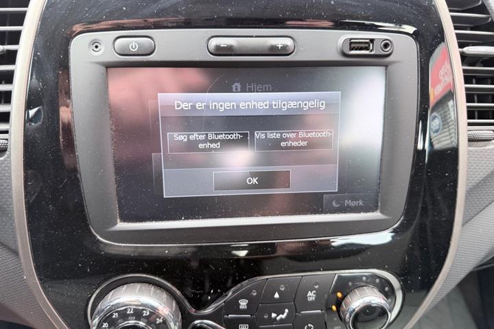 Blå Renault Captur fra 2014