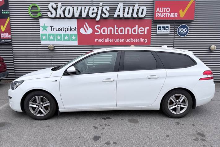 Hvid Peugeot 308 fra 2016