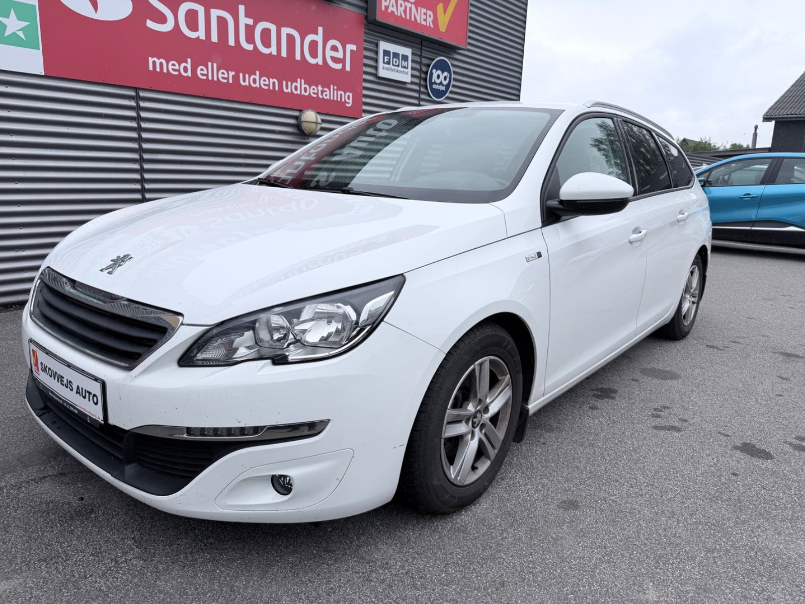 Hvid Peugeot 308 fra 2016