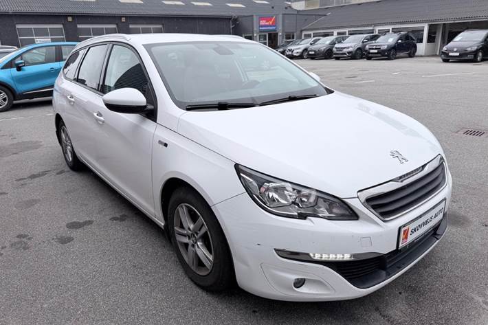 Hvid Peugeot 308 fra 2016