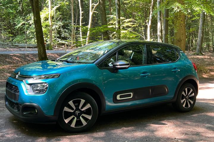 Blå Citroën C3 fra 2021