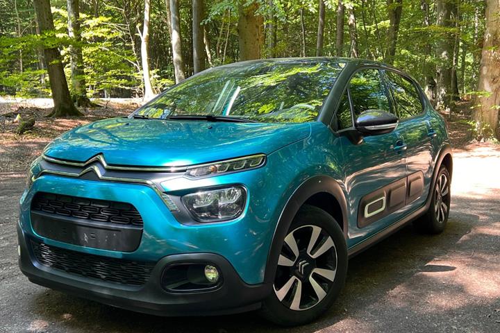 Blå Citroën C3 fra 2021