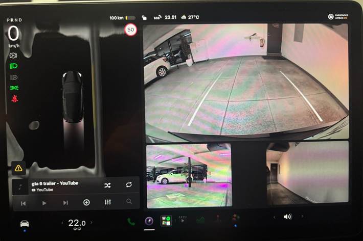Sort Tesla Model 3 fra 2023