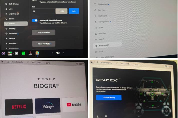 Sort Tesla Model 3 fra 2023