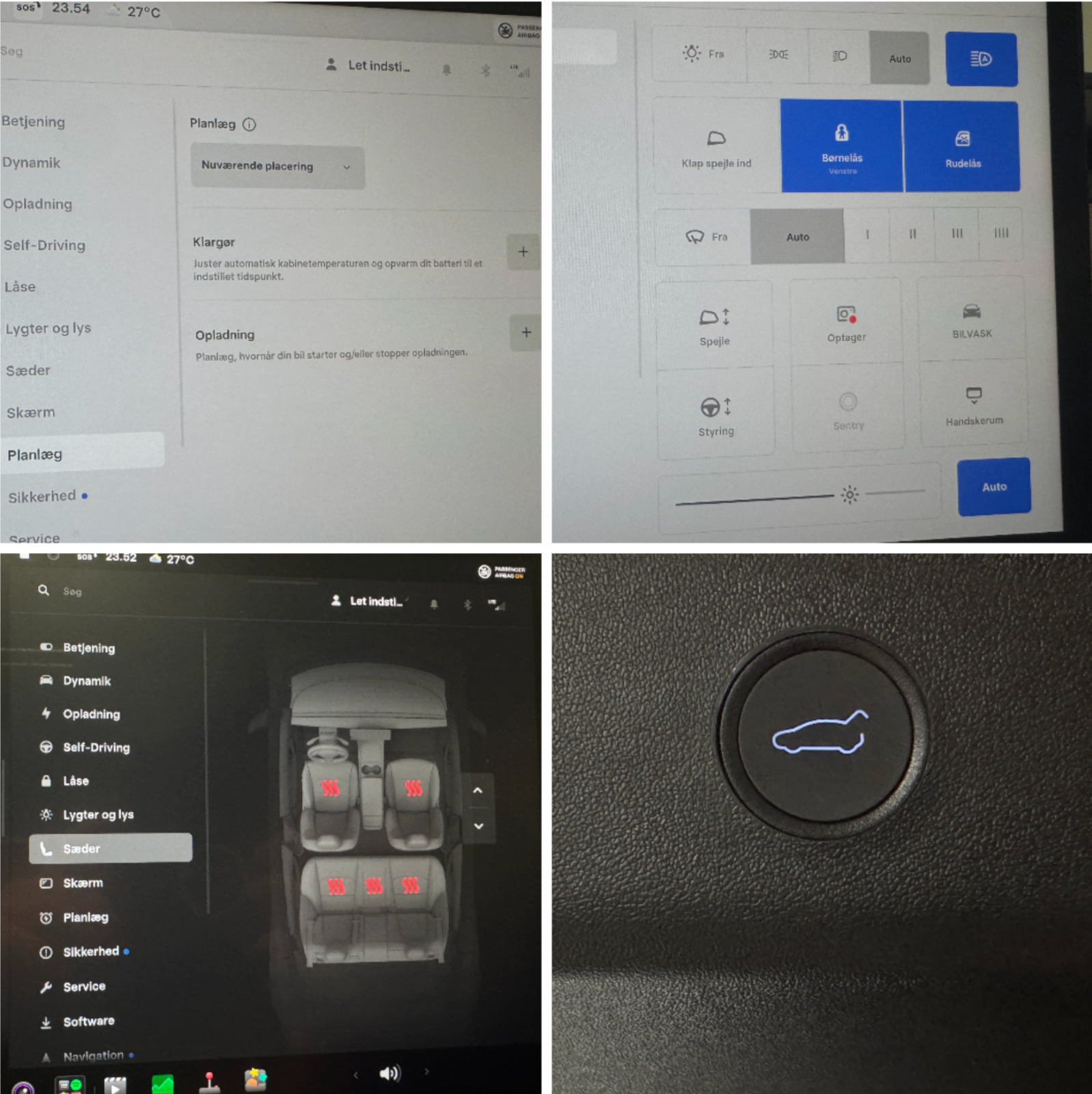 Hvid Tesla Model 3 fra 2023