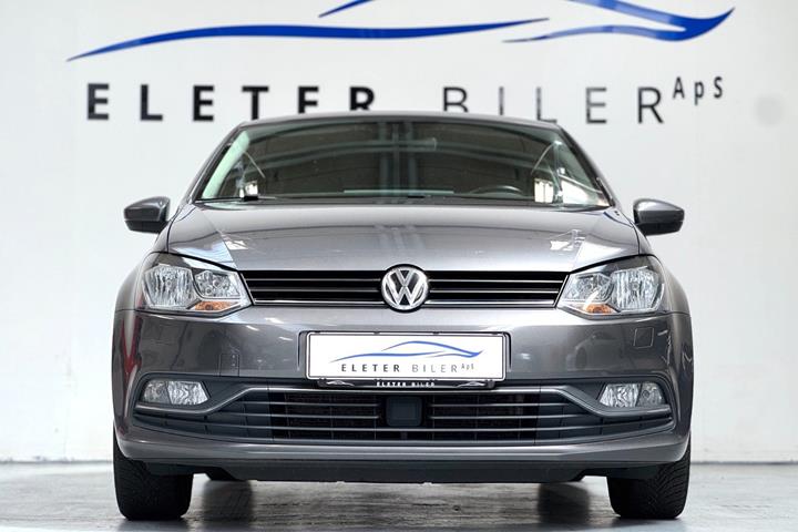 Grå VW Polo fra 2017