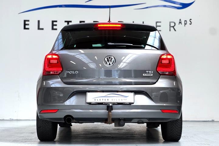 Grå VW Polo fra 2017
