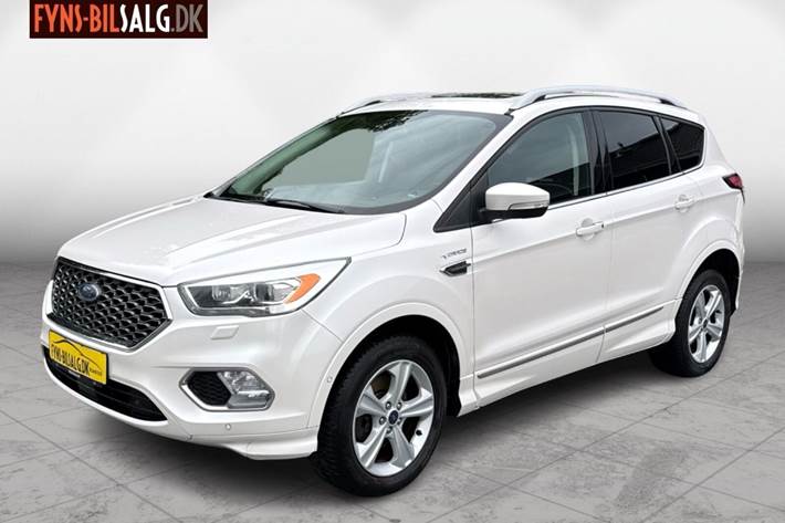 Hvid Ford Kuga fra 2017