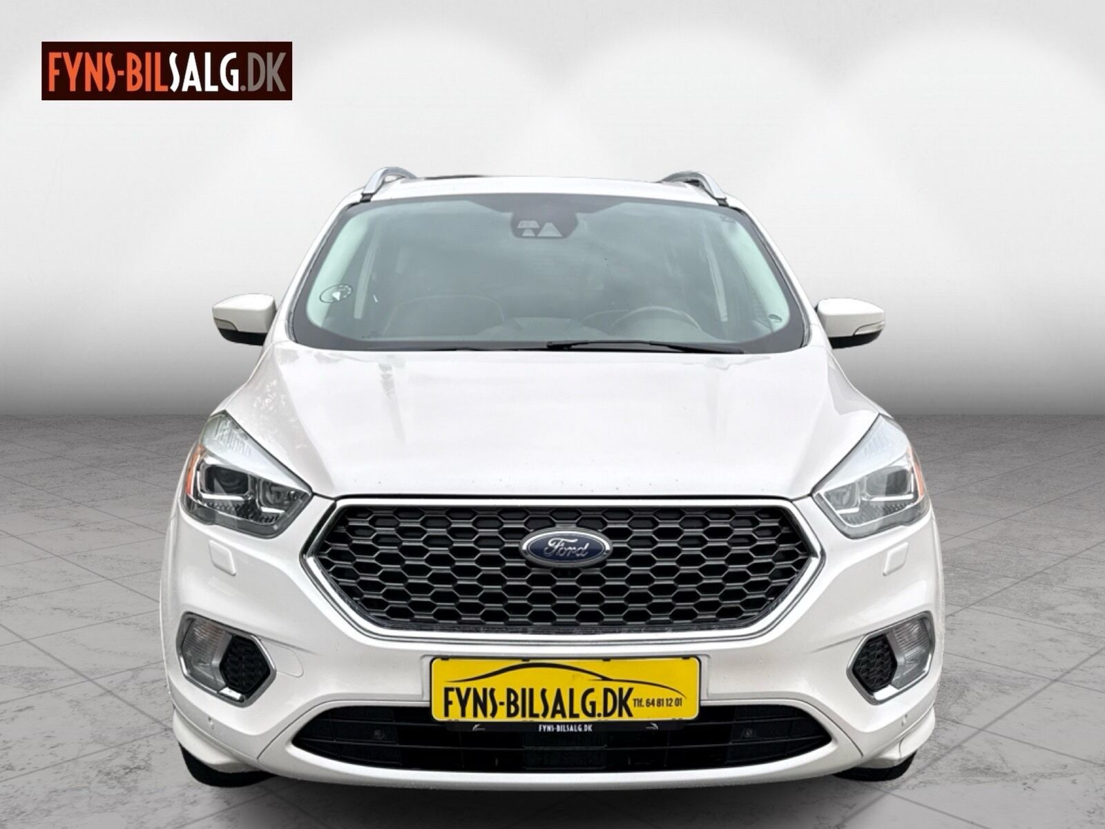 Hvid Ford Kuga fra 2017
