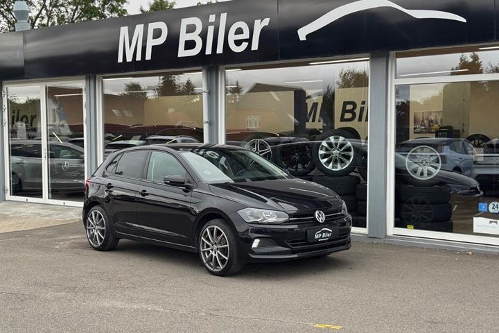 Sort VW Polo fra 2019