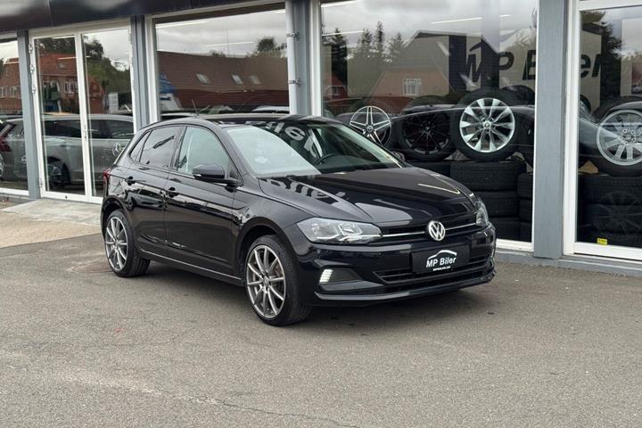 Sort VW Polo fra 2019