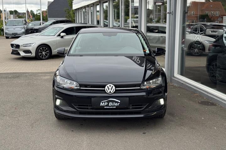 Sort VW Polo fra 2019