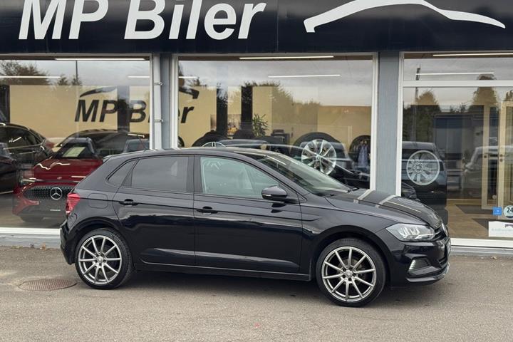 Sort VW Polo fra 2019