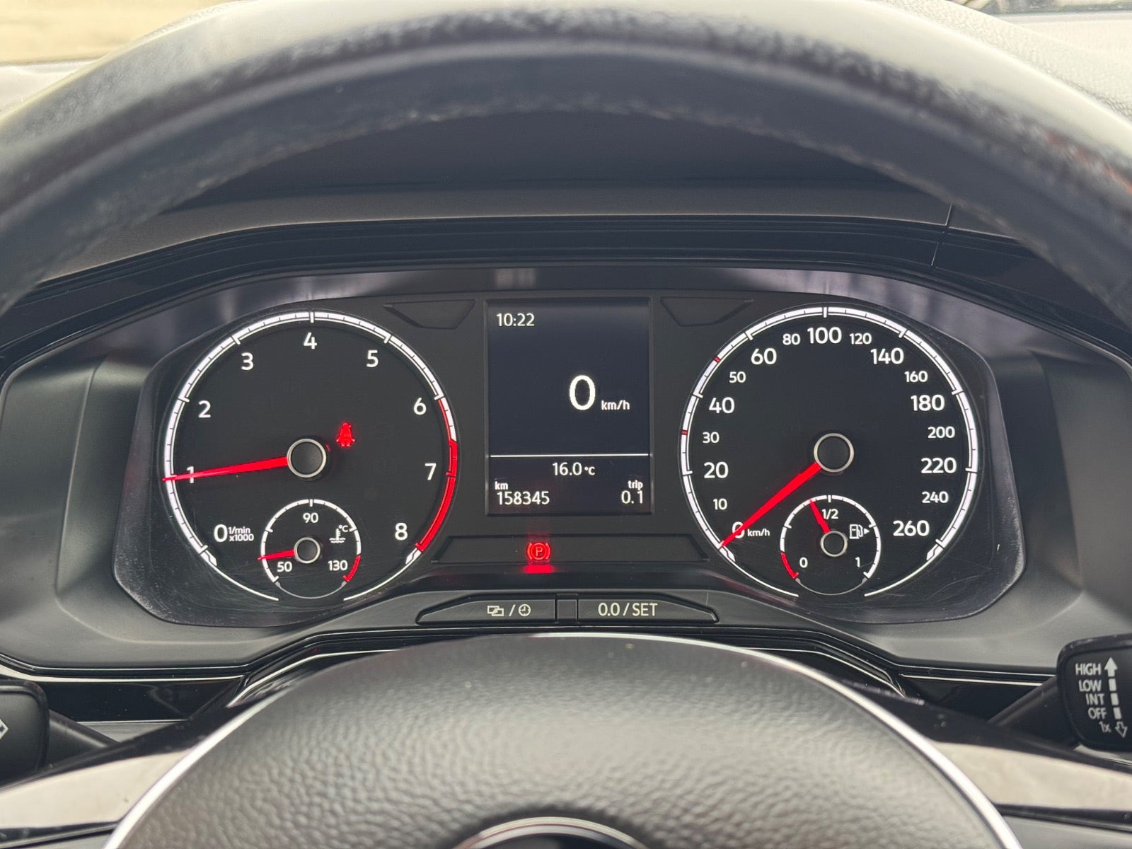 Sort VW Polo fra 2019