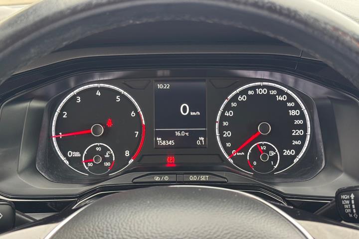 Sort VW Polo fra 2019
