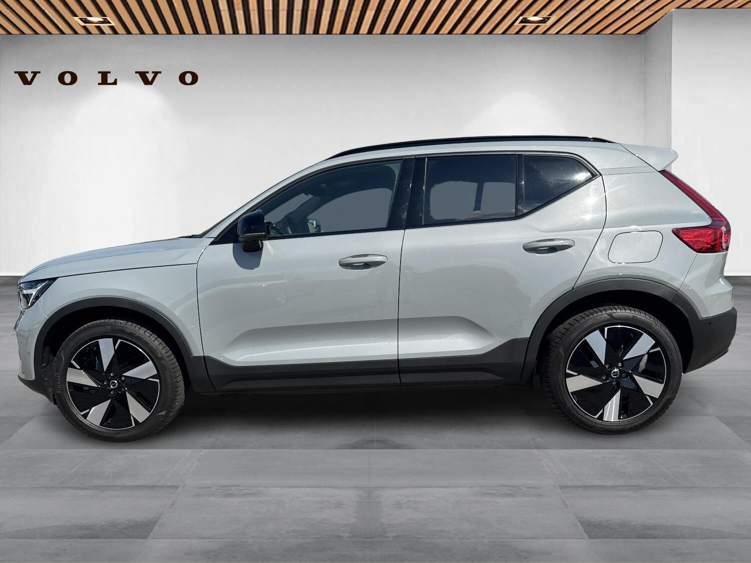 Grå Volvo EX40 fra 2026