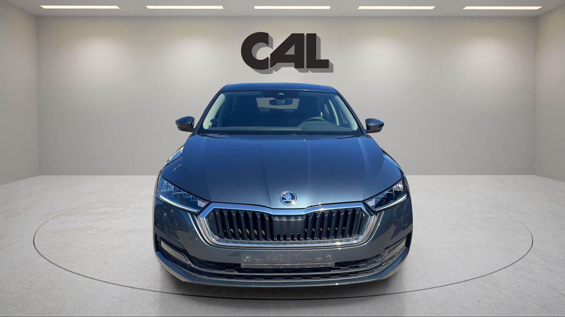 Blå Skoda Octavia fra 2021