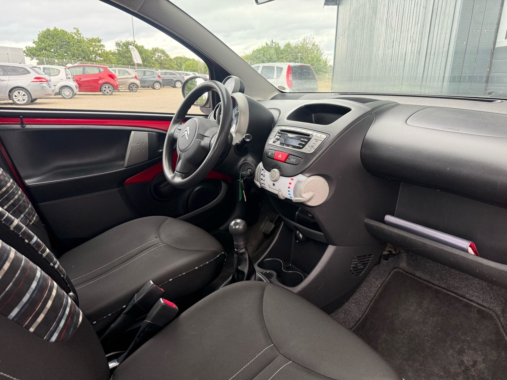 Rød Citroën C1 fra 2012