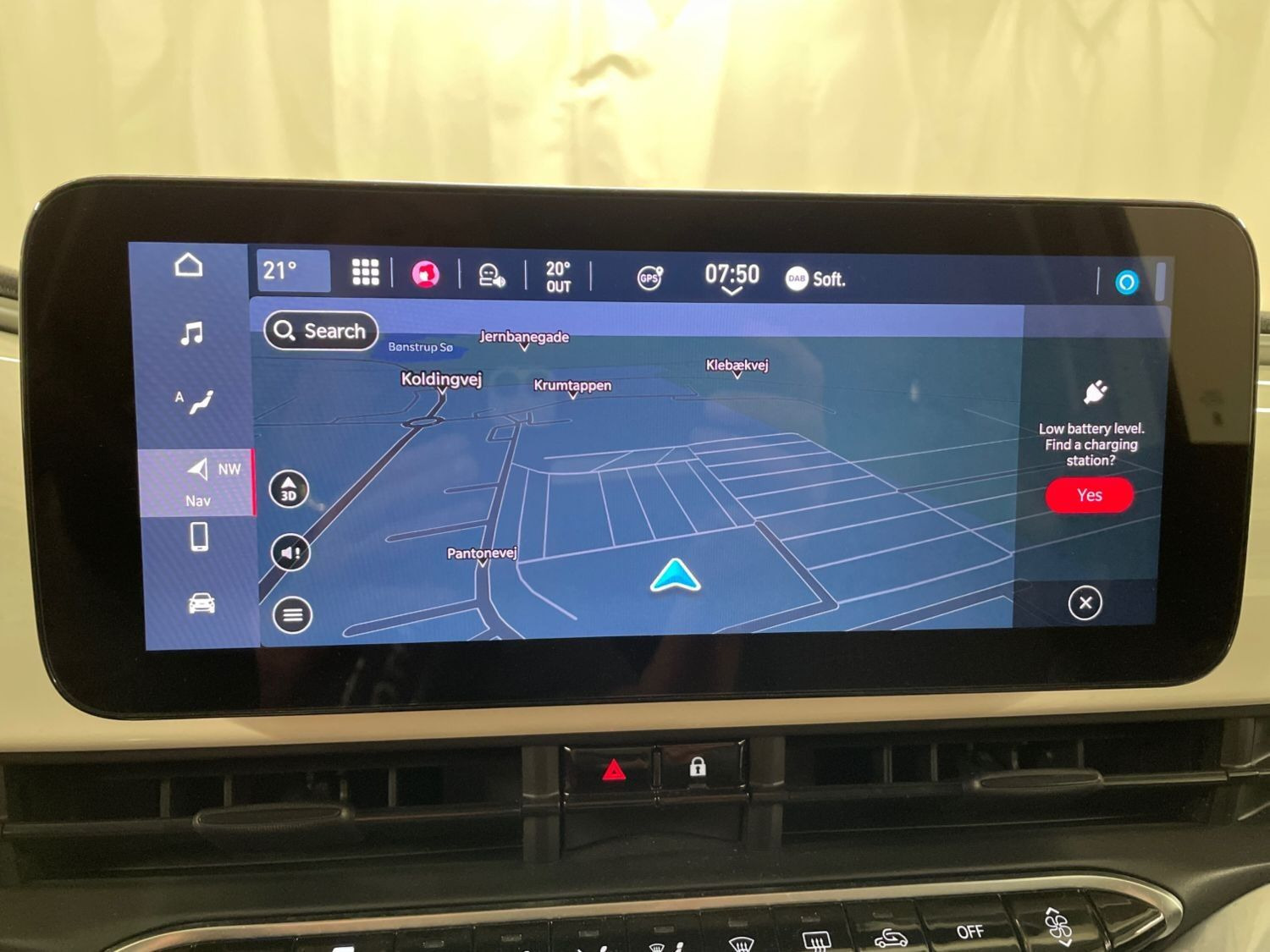 Hvid Fiat 500e fra 2022